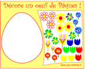 Jeu de Pâques décoration d'oeuf de Pâques en ligne