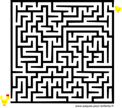 Jeu de labyrinthe pour enfants labyrinthes à imprimer difficile