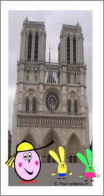 Photo de Paris Notre Dame PAQUES Jeu de PAQUES en ligne pour enfants